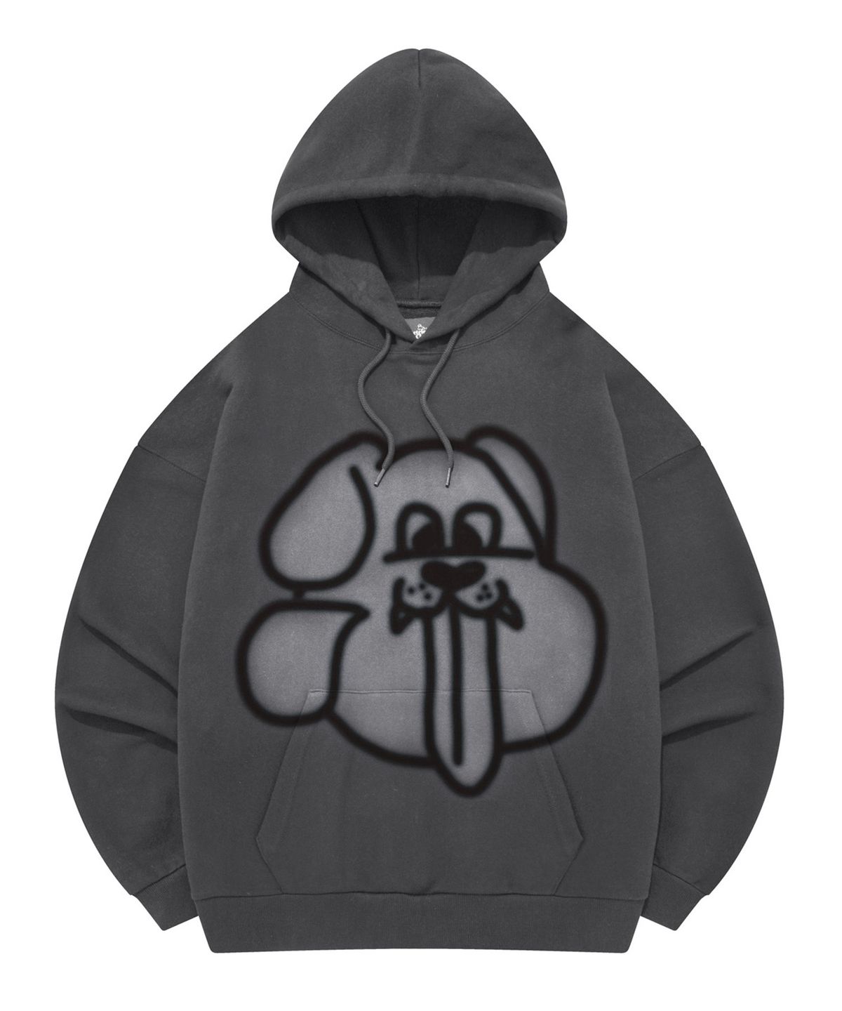 리트리버클럽(RETRIEVER CLUB) SPRAYING HOODIE [CHARCOAL GRAY]