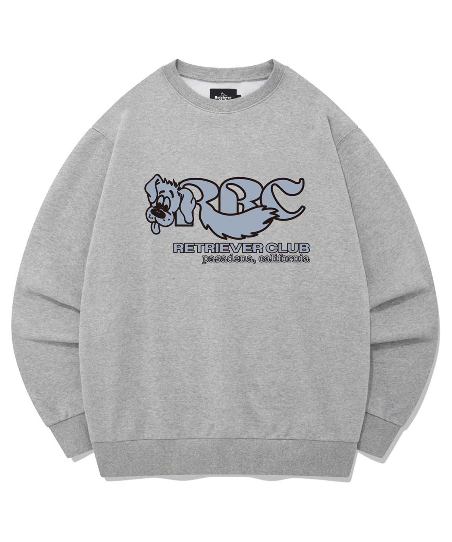 [RETRIEVER CLUB]UNISEX●WITH PUPPY RRC CREWNECK MUSINSA | RETRIEVER CLUB WITH PUPPY RRC CREWNECK [GRAY]