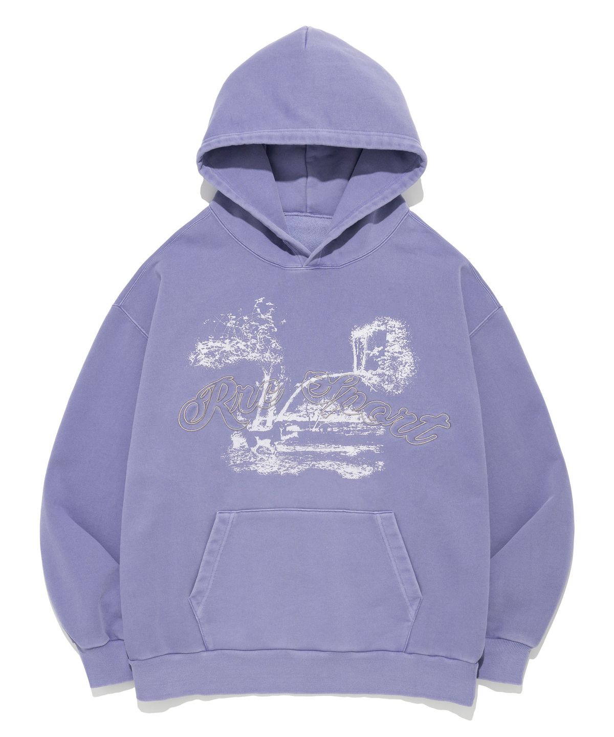 리트리버클럽(RETRIEVER CLUB) FOREST PUPPY HOODIE [PIGMENT PURPLE]