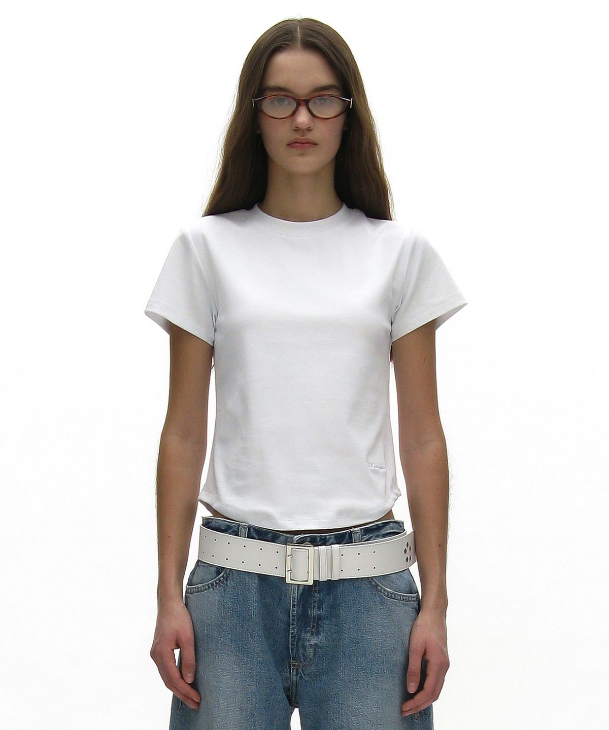 파르티멘토 우먼(PARTIMENTO WOMEN) PW 90s 숏 슬리브 티_10컬러