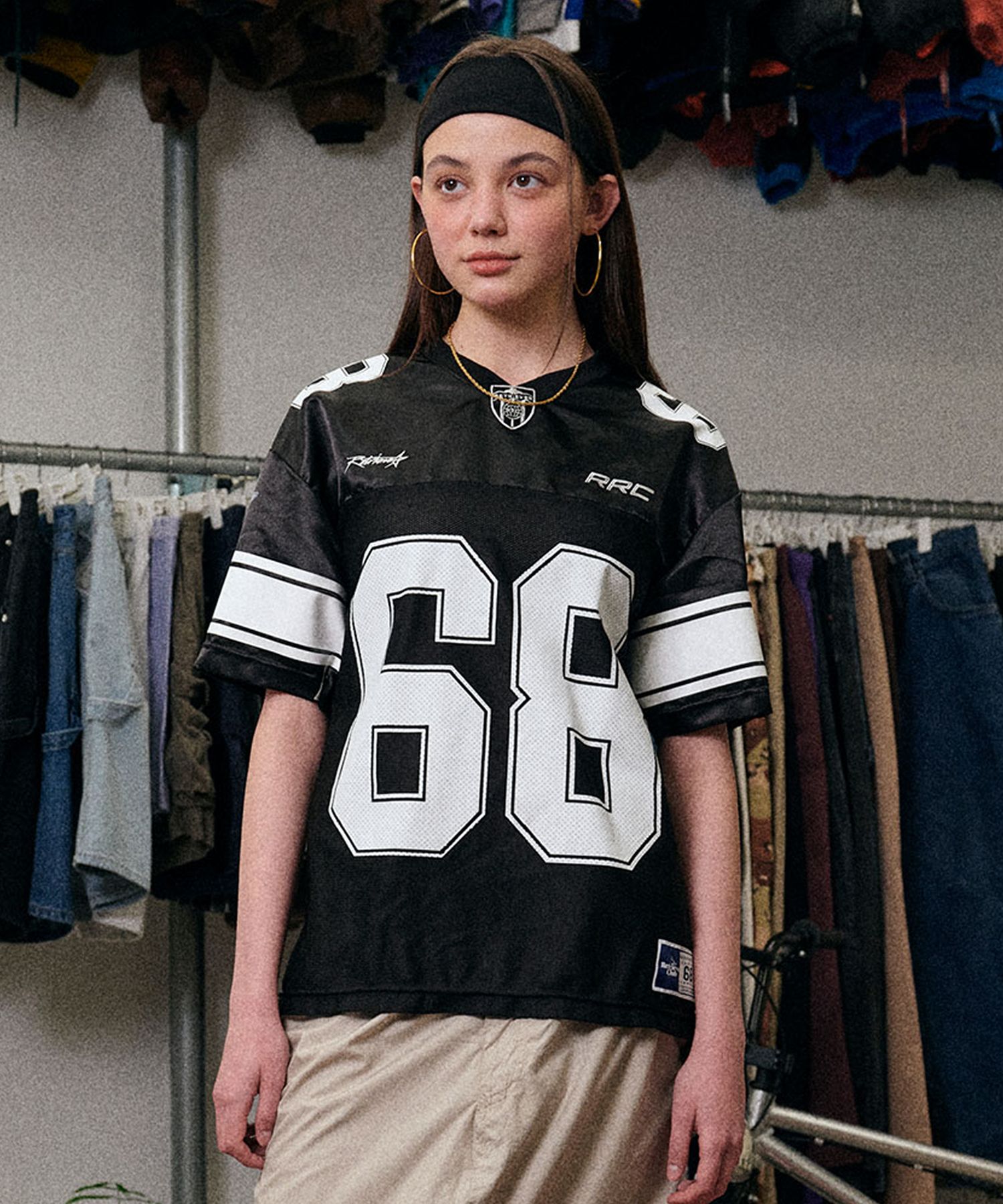 Tシャツ・カットソー RETRIEVER CLUB 68 FOOTBALL JERSEY 4FT160 人気 ☆RETRIEVER CLUB☆ 68 FOOTBALL JERSEY (Retriever Club/T