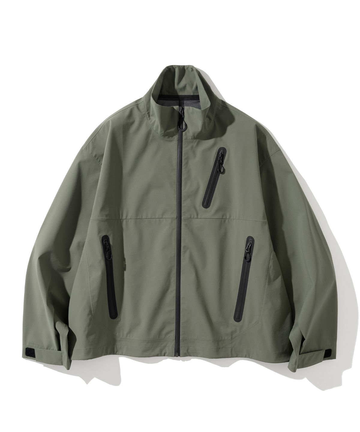 유니폼브릿지(UNIFORM BRIDGE) 3layer zip training jacket sage green