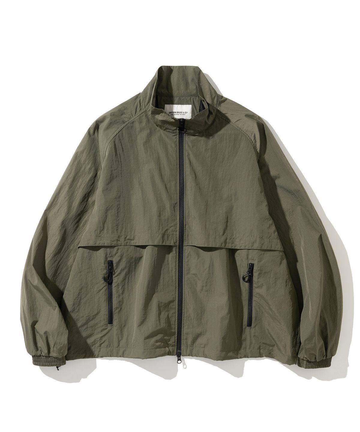 유니폼브릿지(UNIFORM BRIDGE) track jacket olive