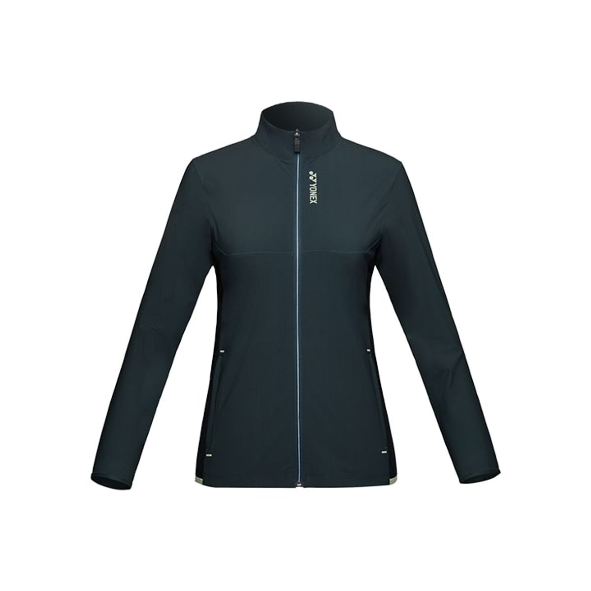요넥스(YONEX) 241WU002F 다크 그린 여성용 핀 스트라이프 트레이닝 자켓