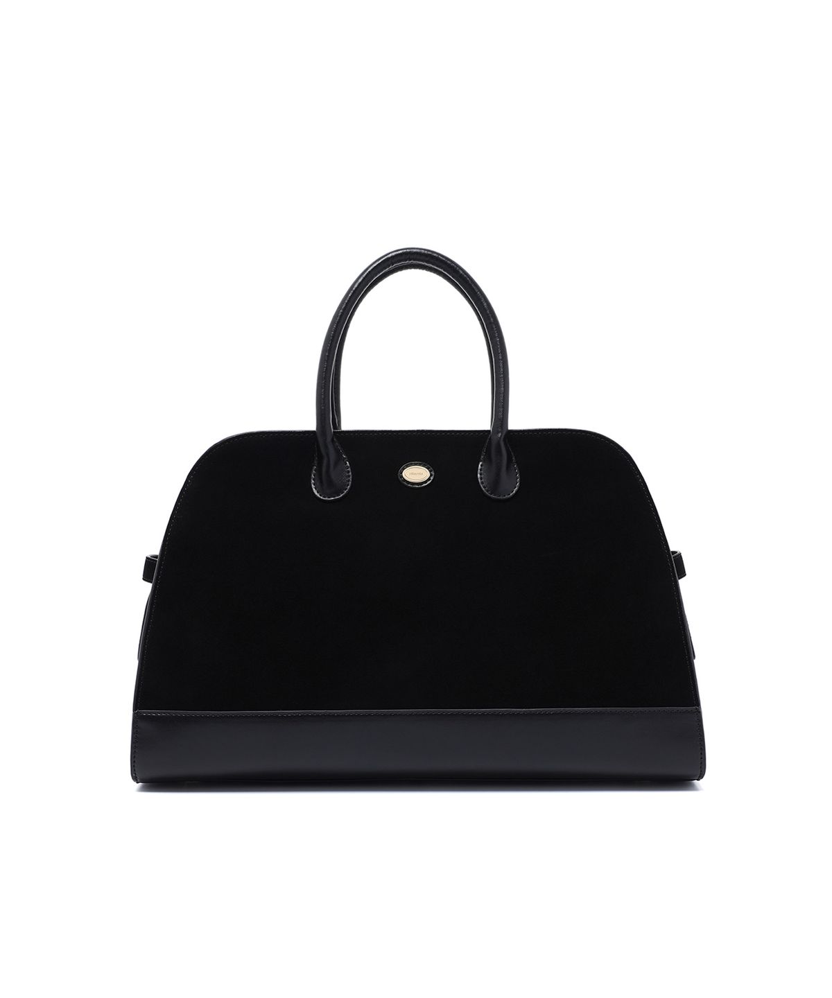 로라로라(ROLAROLA) SUEDE TOTE BAG BLACK