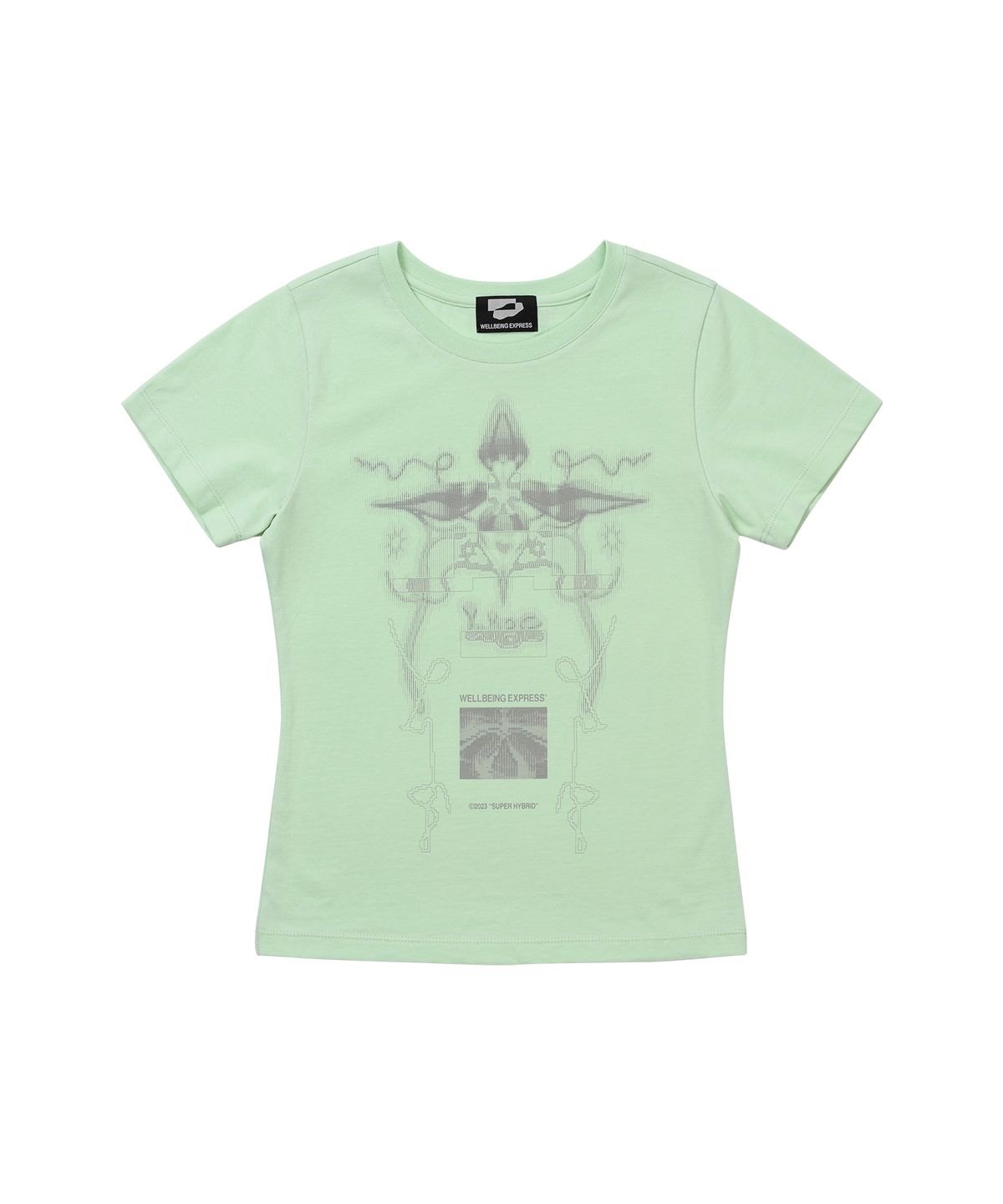 웰빙익스프레스(WELLBEING EXPRESS) Digital Tattoo Tee Renewal Mint