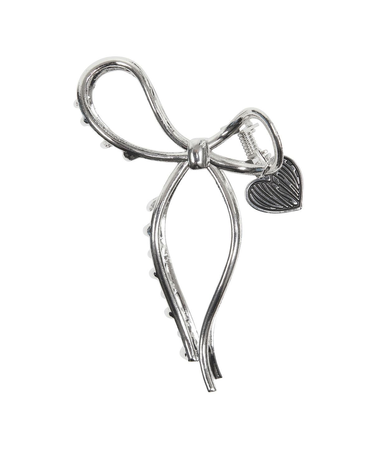 러브이즈트루(LUVISTRUE) NM RIBBON HAIR PIN(SILVER)