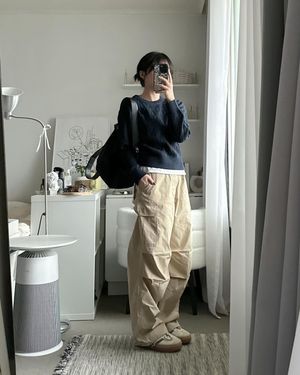 나일론 카고 조거 팬츠 414508 [3color]