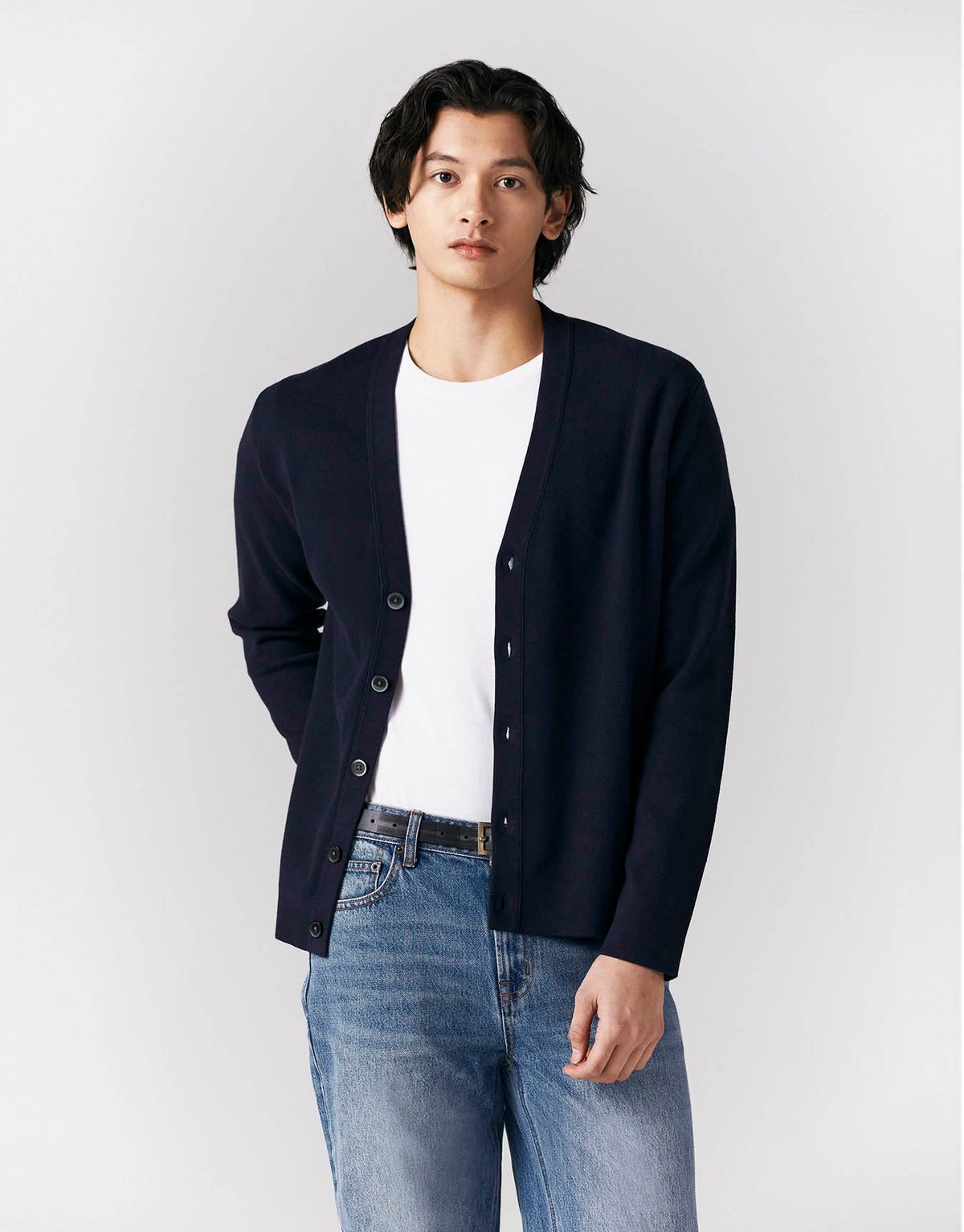 지오다노(GIORDANO) 브이넥 가디건(12GG) 054506 [4color]
