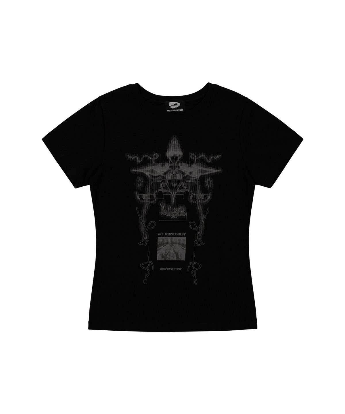 웰빙익스프레스(WELLBEING EXPRESS) Digital Tattoo Tee Renewal Black