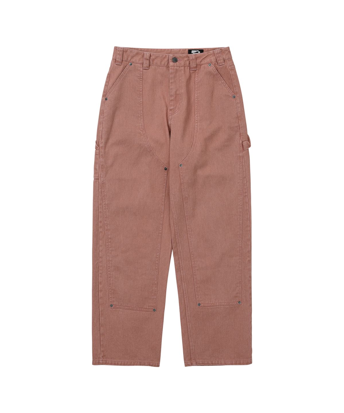 웰빙익스프레스(WELLBEING EXPRESS) Washed Carpenter Pants Dusty Pink