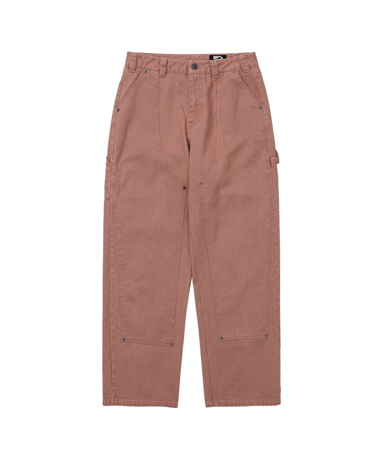 Washed Carpenter Pants Dusty Pink