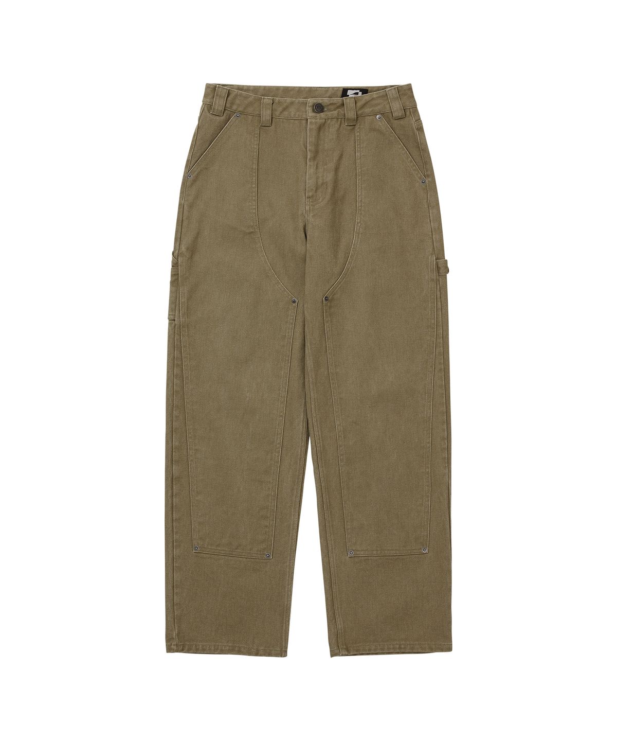 웰빙익스프레스(WELLBEING EXPRESS) Washed Carpenter Pants Mud