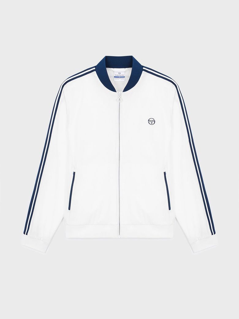 M 고트 우븐 테이핑 자켓 (White)