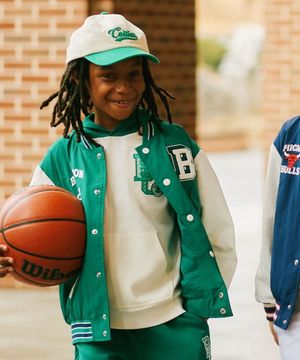 팀 아트웍 바시티점퍼(K241JP010P) 그린