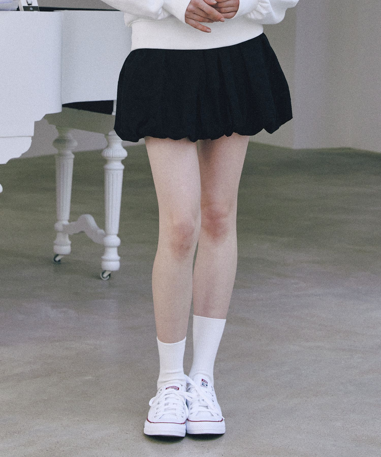 MUSINSA | LETTER FROM MOON Ellie Lace Balloon Pumpkin Skirt
