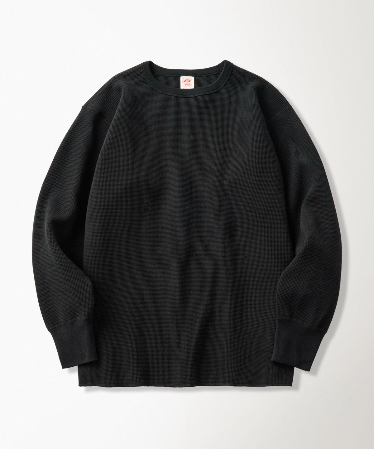 브론슨(BRONSON) Heavyweight Waffle Cotton Underwear Black