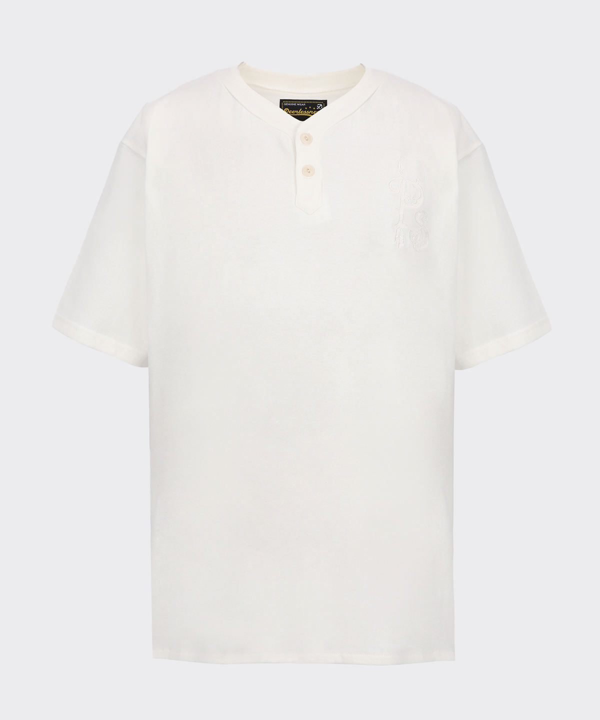 피어리스니스(PEERLESSNESS) Bolton Ivory Half Henley
