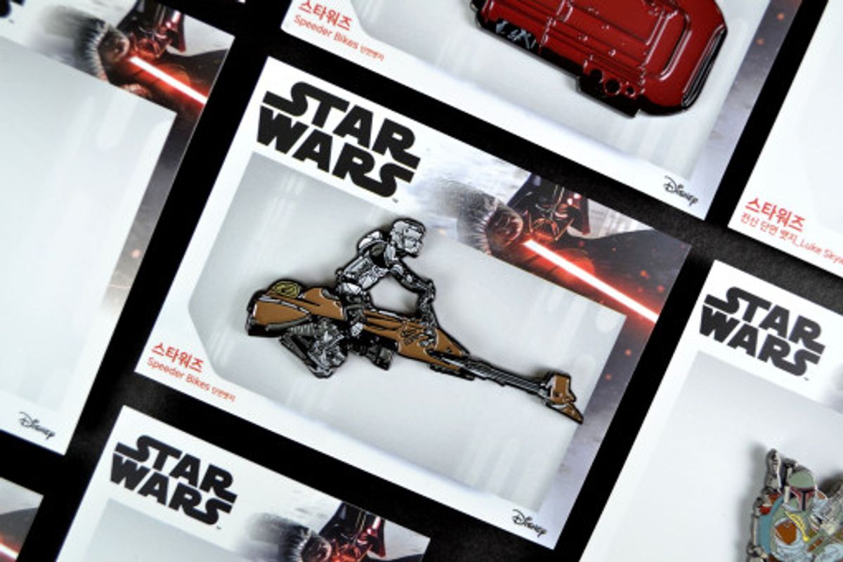 아이노케이(IKNOWK) 스타워즈 Speeder bikes 단면 뱃지