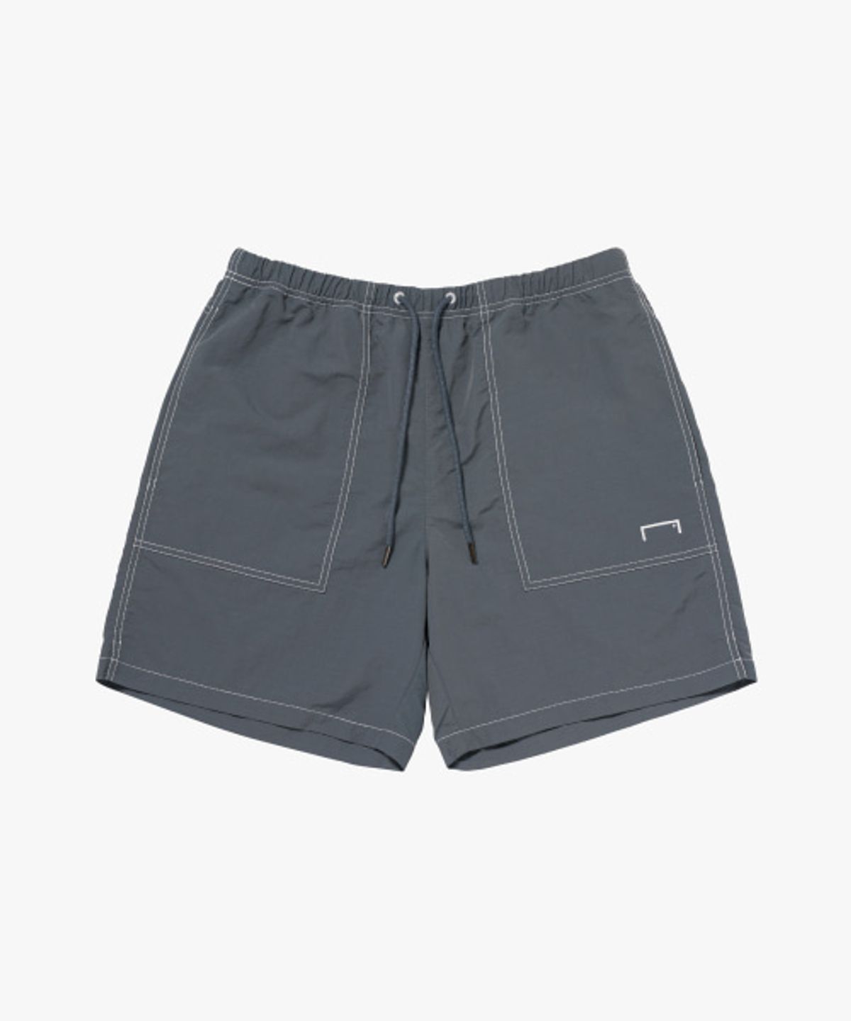 골스튜디오(GOALSTUDIO) ESSENTIAL RIPSTOP SHORTS-CHARCOAL