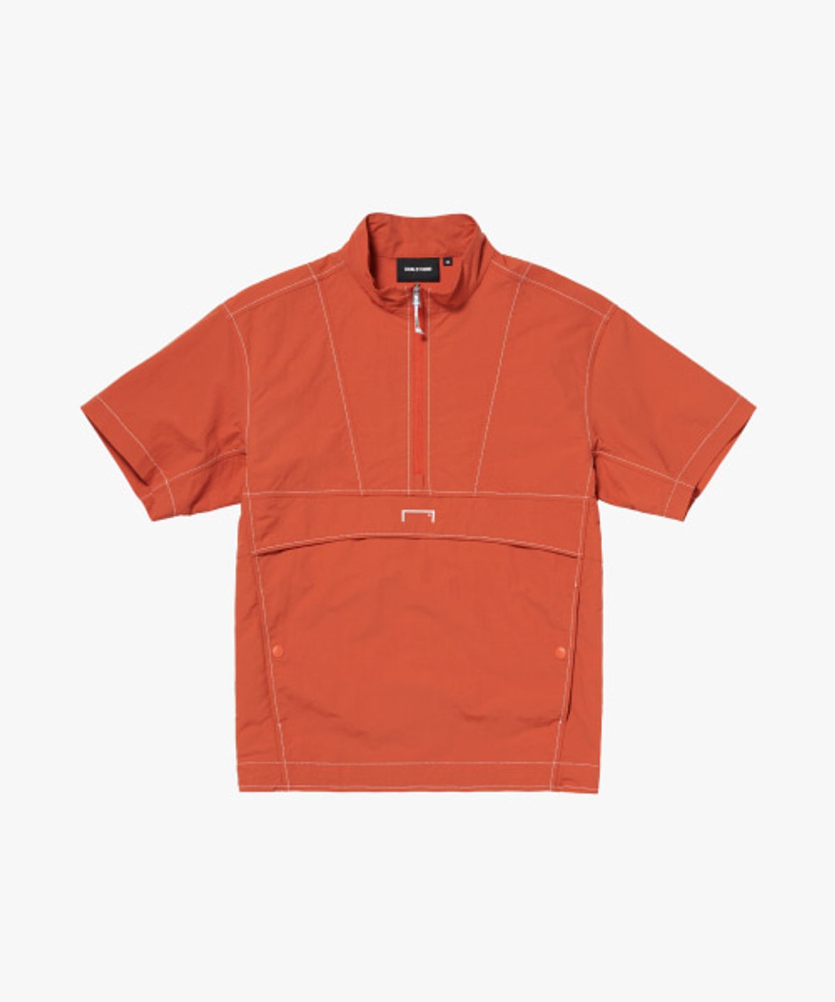골스튜디오(GOALSTUDIO) RIPSTOP SHORT SLEEVE ANORAK-RED