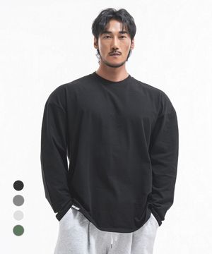 P2302 모달스판 데일리 오버핏 긴팔 [4 COLOR]