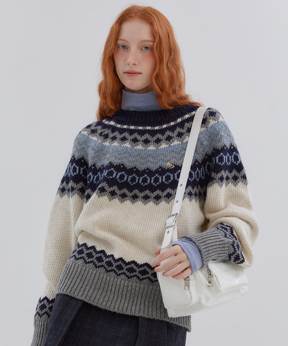 아노에틱(ANOETIC) ANC NORDIC PULLOVER KNIT_IVORY
