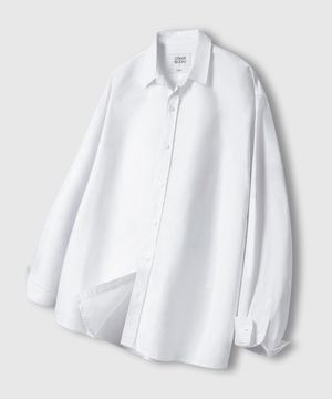 시티보이 오버핏 옥스포드 셔츠 [화이트]