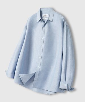 시티보이 오버핏 옥스포드 셔츠 [스카이블루]