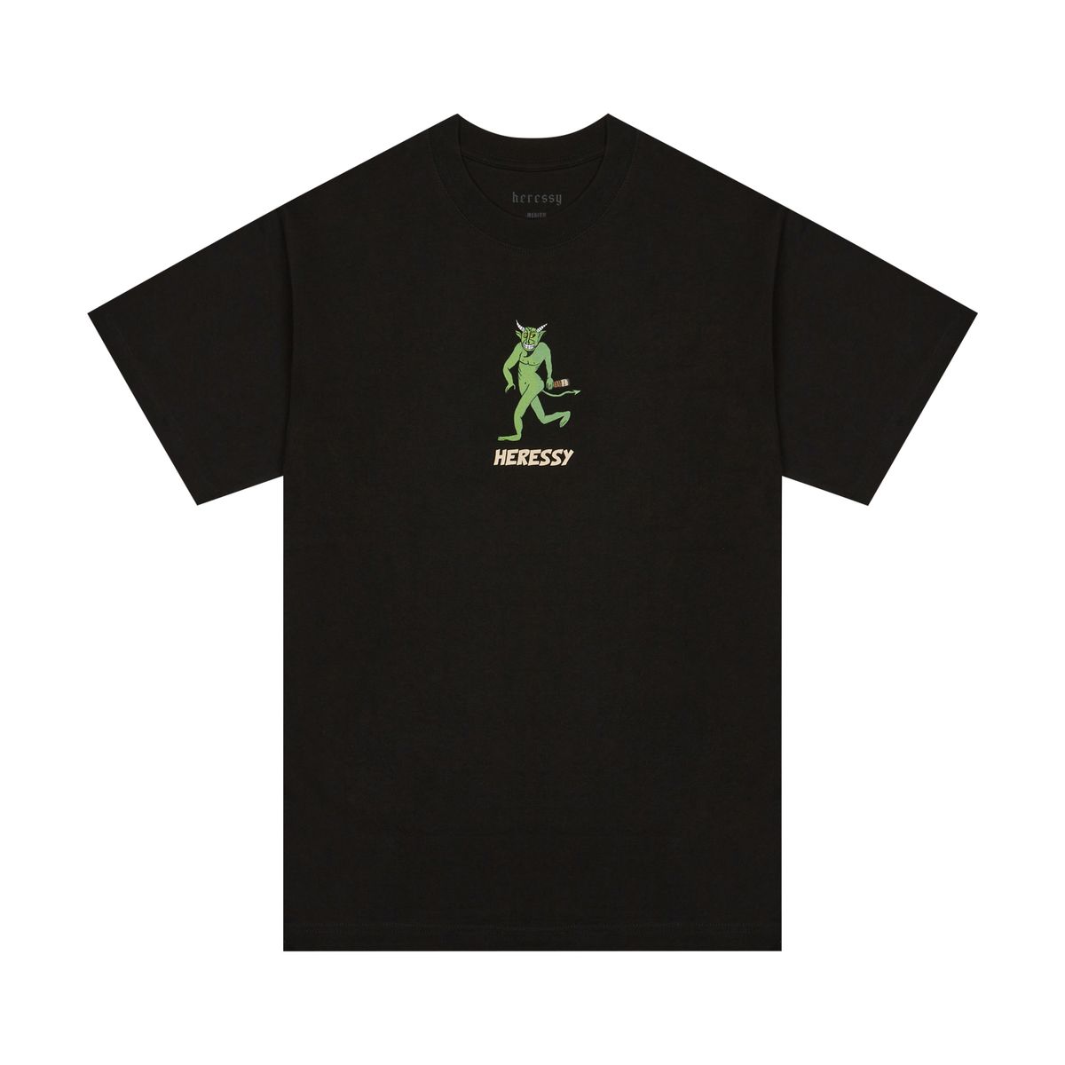 헤레시(HERESSY) DRUNK GOBLIN TEE BLACK