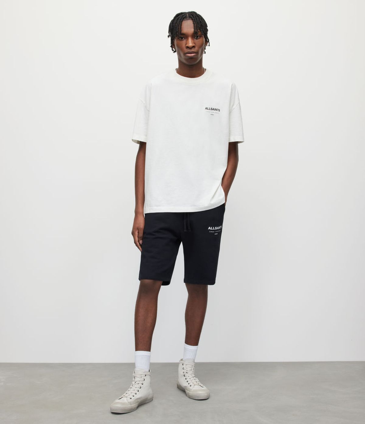 올세인츠(ALLSAINTS) 언더그라운드 스웨트쇼츠 MG256Y-8420