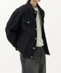 워시드 데님 트러커 자켓 (WASHED BLACK)