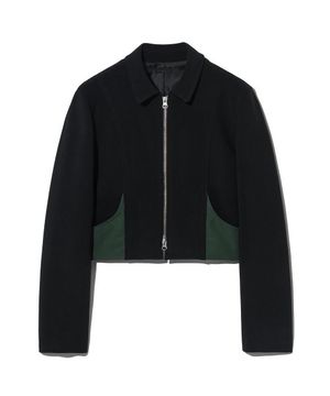 Women coca crop jacket [black]