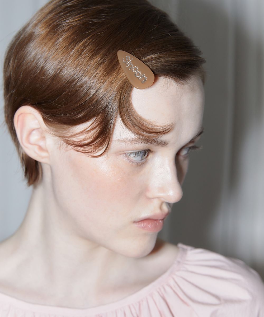 ☆sinoon☆ LOGO TRIANGLE HAIRPIN BROWN MUSINSA | SINOON LOGO TRIANGLE HAIRPIN (BROWN)