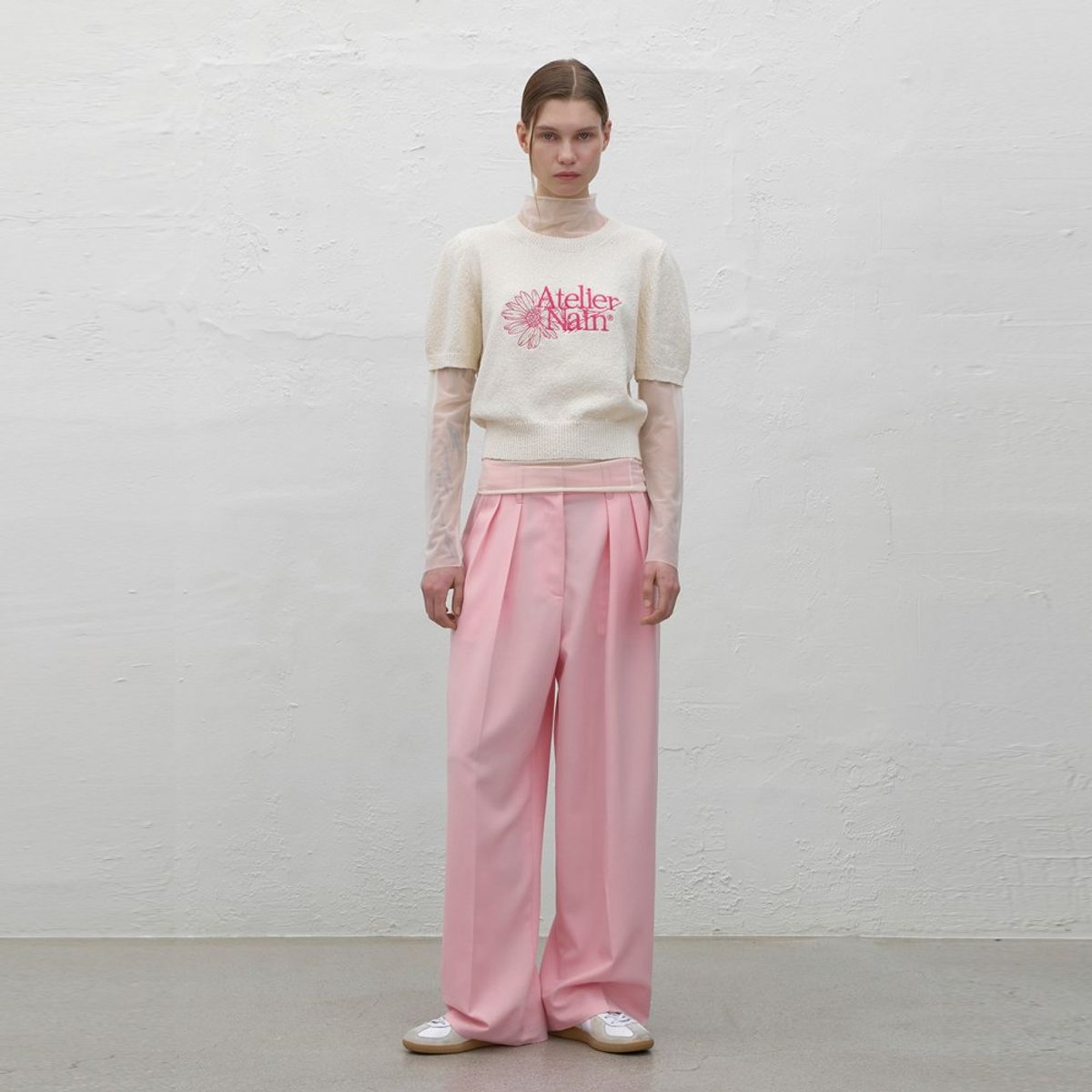 아틀리에 나인(ATELIER NAIN) AMELIE TUCK LOW RISE PANTS(PT-5517)