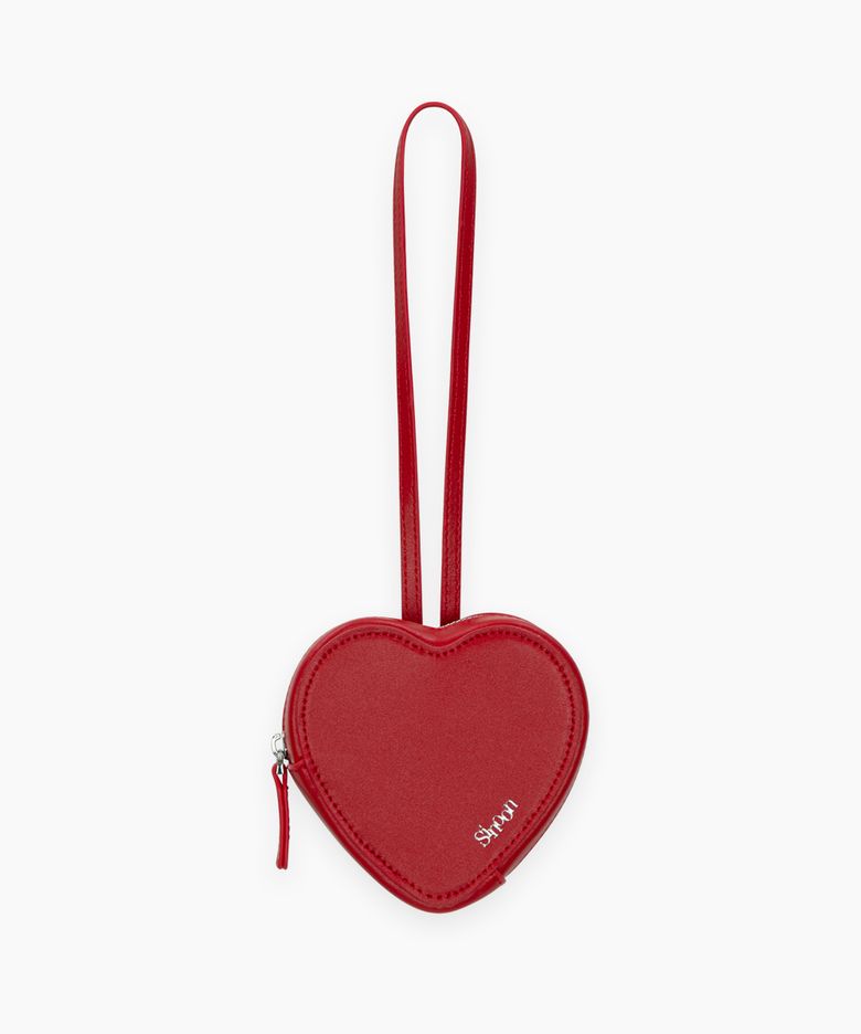 [지현서 착용] Heart Handbag (Red)
