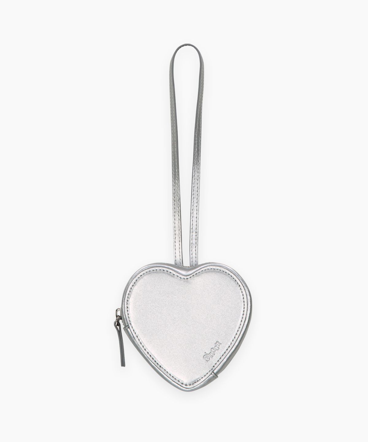 시눈(SINOON) HEART HANDBAG (SILVER)