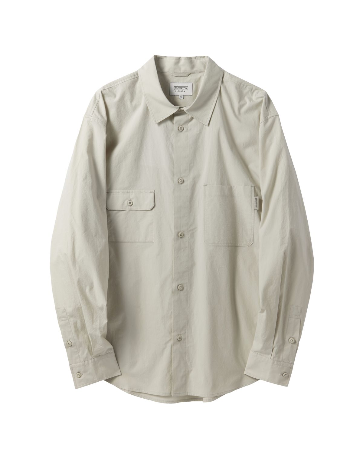 브롬톤 런던(BROMPTON LONDON) POCKET DETAIL SHIRT - L/BEIGE (P241MSH501)