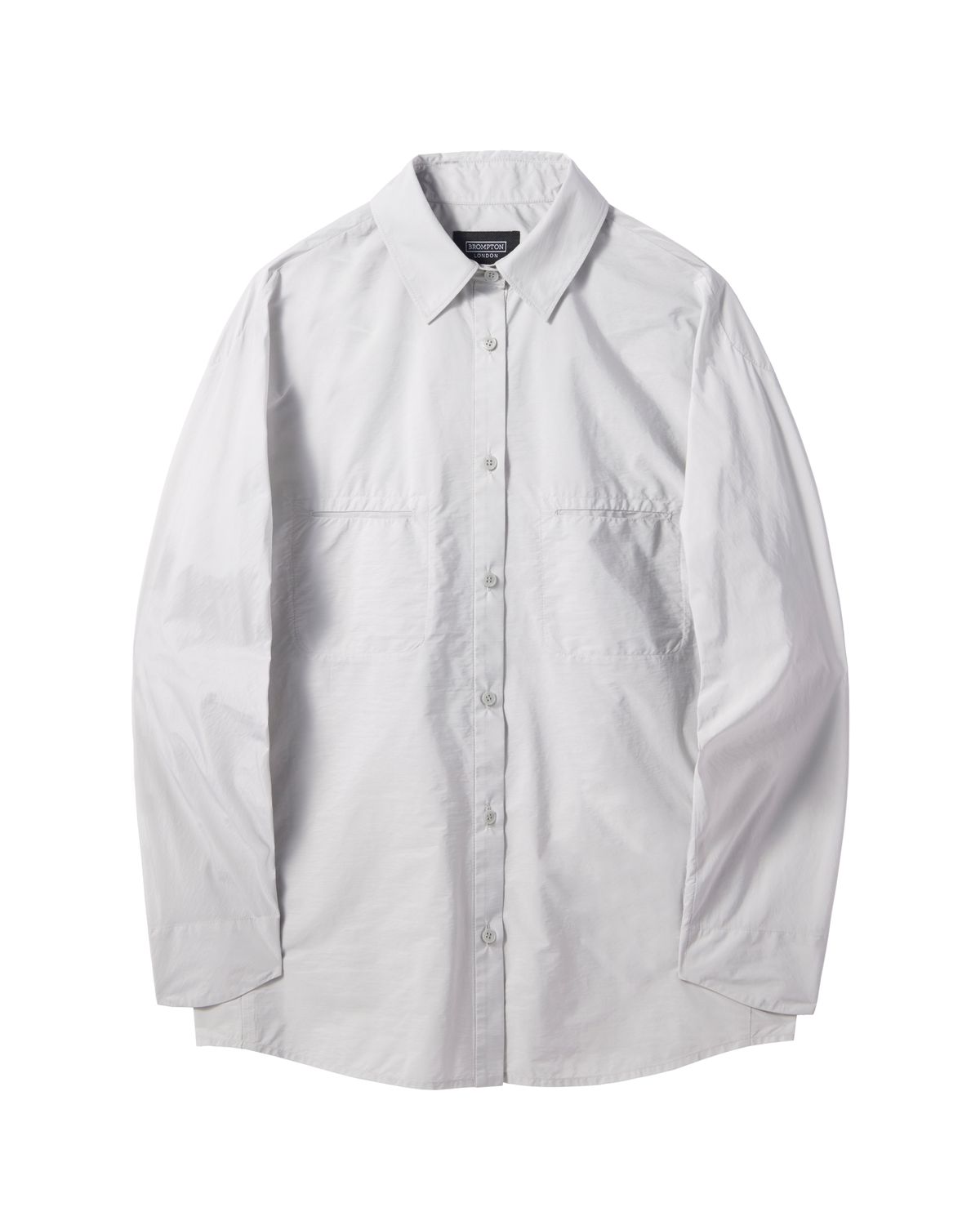 브롬톤 런던(BROMPTON LONDON) W WAIST STRING LONG SHIRT - L/GREY (P241WSH350)