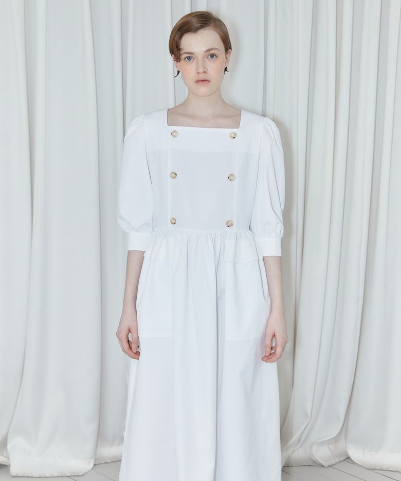 SHIRT LONG DRESS (WHITE)