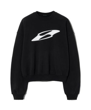 Grass fade heavy sweatshirts [black]