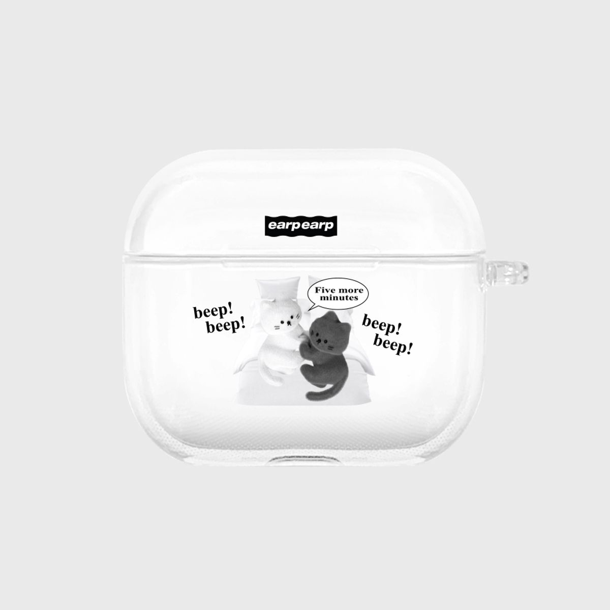 어프어프(EARPEARP) 웨이크 업 치치(에어팟3-클리어하드)