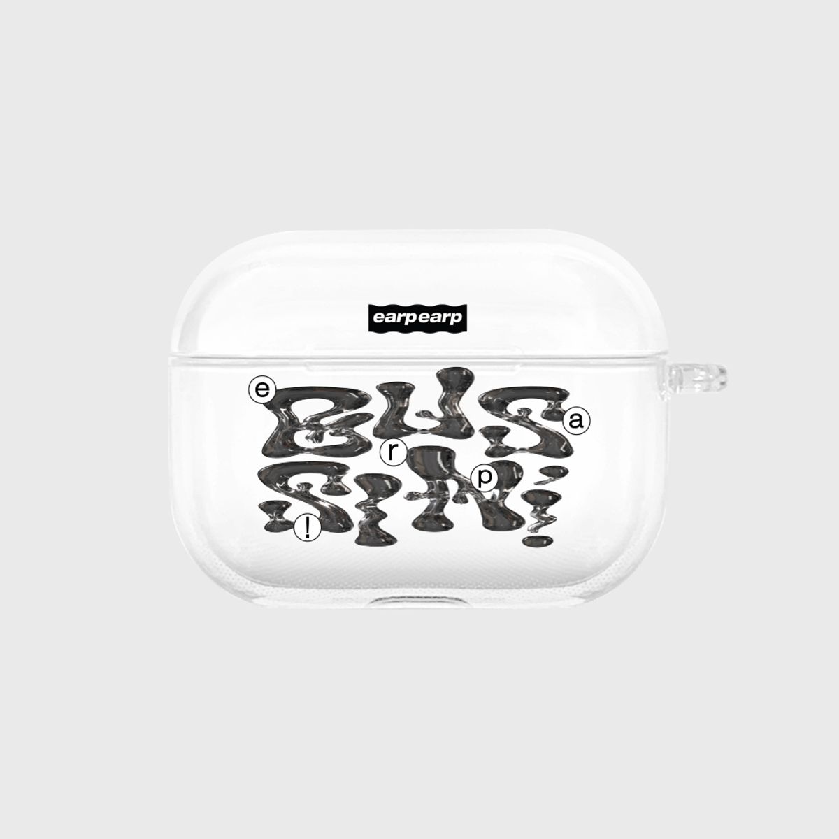어프어프(EARPEARP) 워터 드롭-BLACK(에어팟프로-클리어하드)