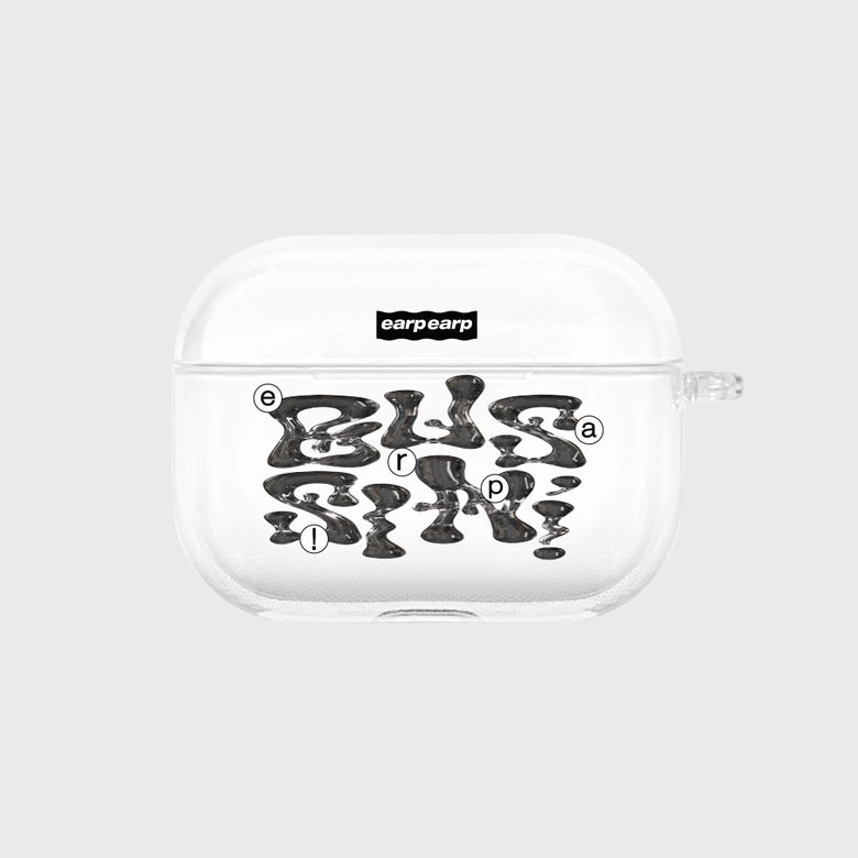 워터 드롭-BLACK(에어팟프로-클리어하드)