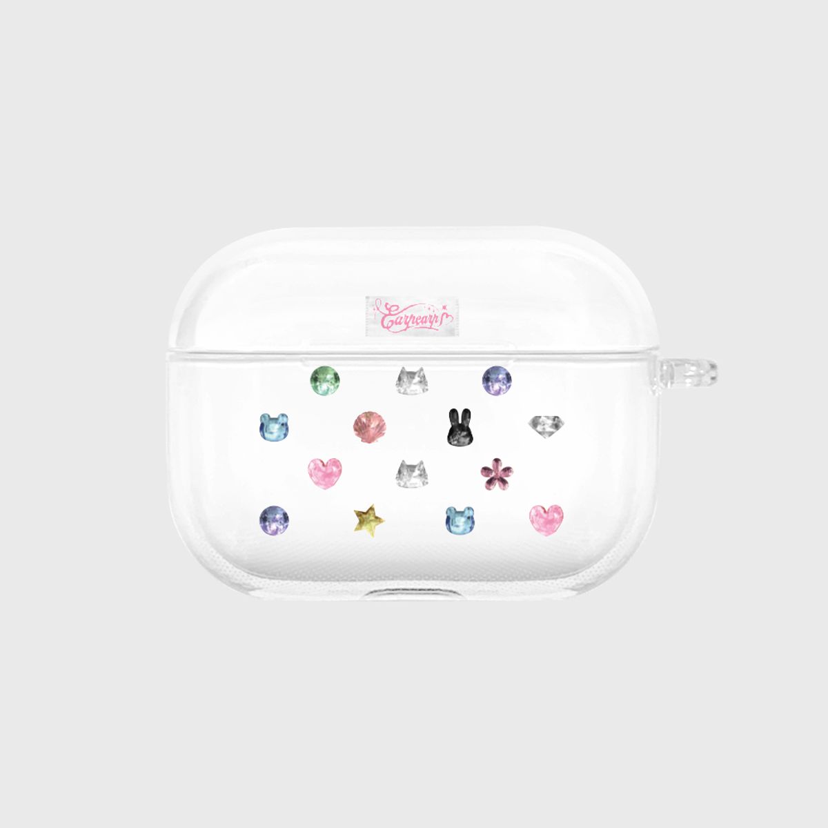 어프어프(EARPEARP) [프로3 추가]젬 오브젝트(에어팟프로-클리어하드)