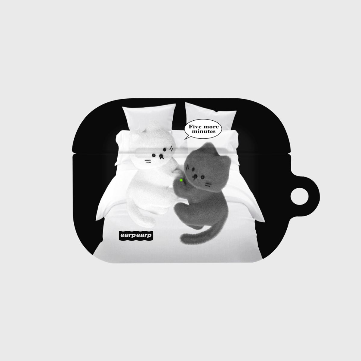 어프어프(EARPEARP) 웨이크 업 치치-BLACK(에어팟프로-하드)