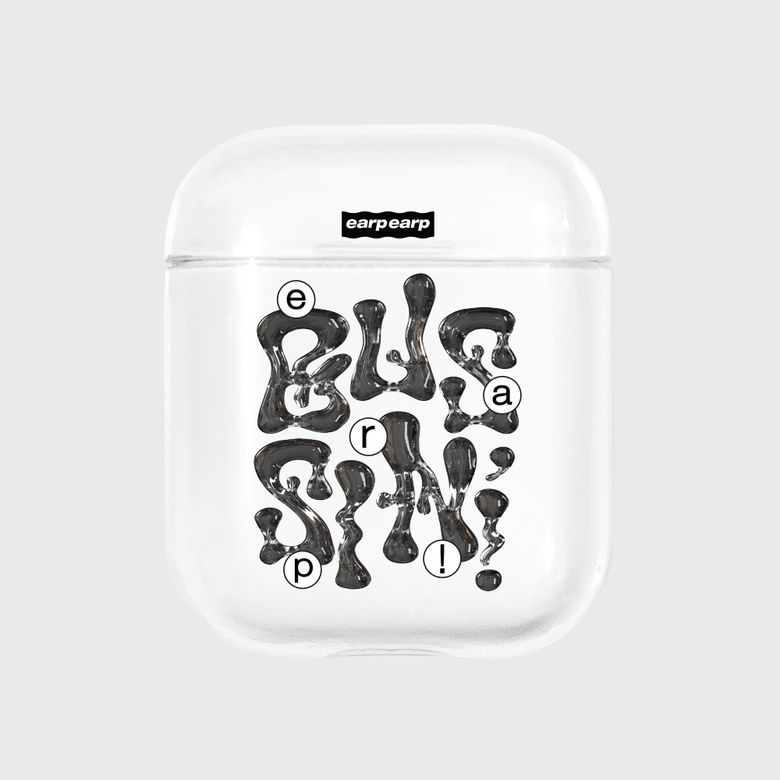 워터 드롭-BLACK(에어팟-클리어)