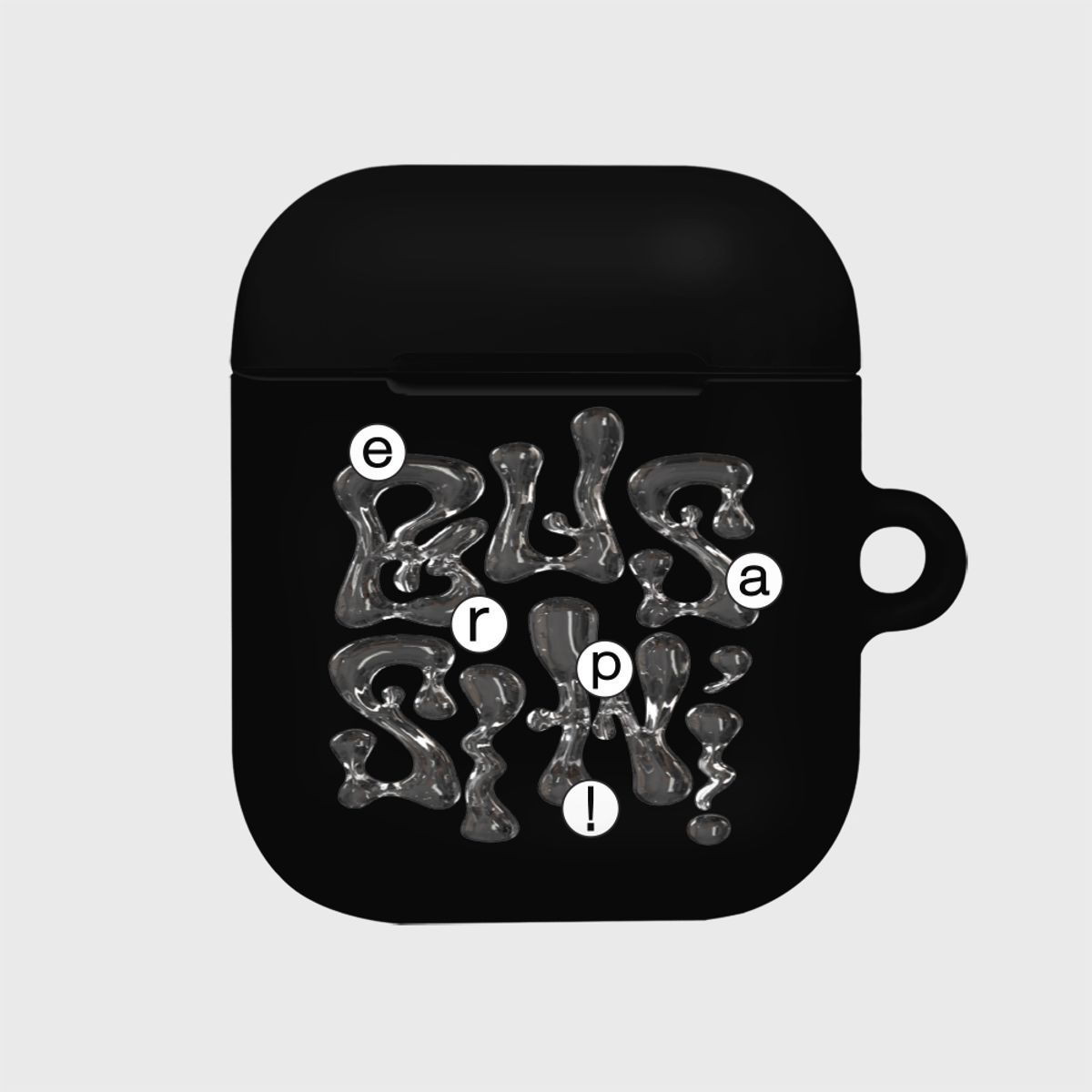 어프어프(EARPEARP) 워터 드롭-BLACK(에어팟-하드)