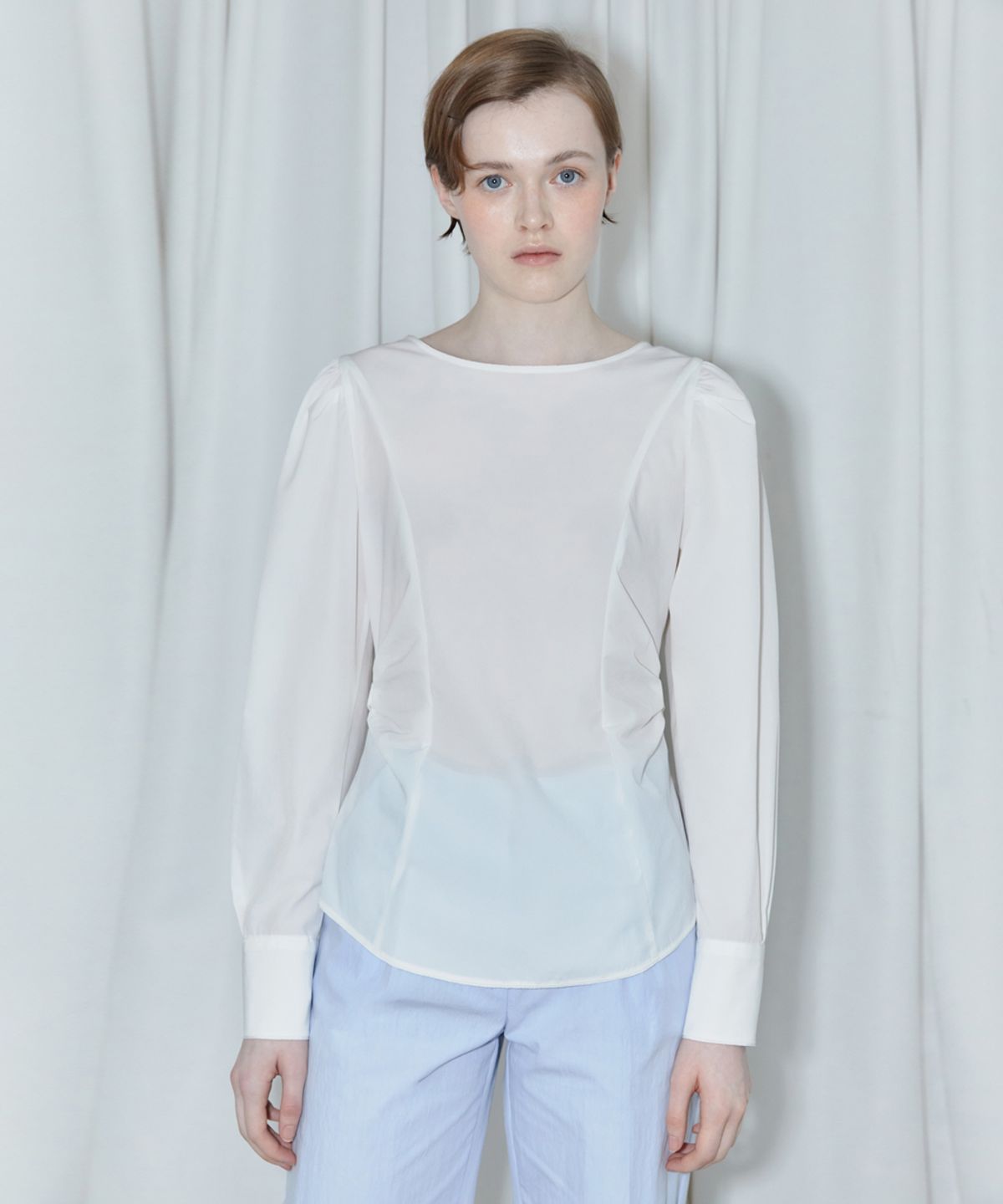 시눈(SINOON) PUFF BLOUSE (WHITE)