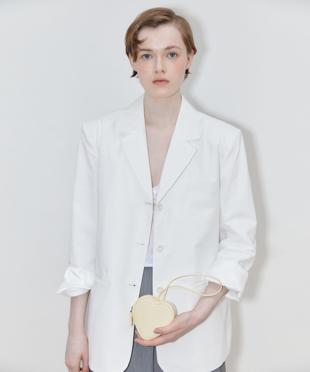시눈(SINOON) CLASSIC BLAZER (WHITE)